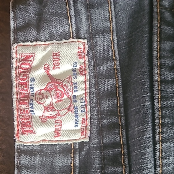 True Religion Black Billy Jean size 28 - Picture 6 of 7